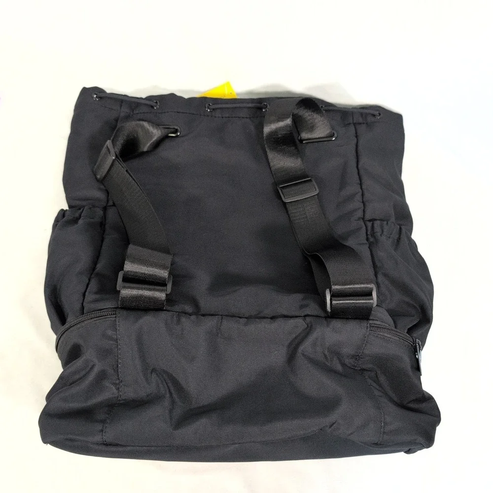 Beyond Yoga Black Convertible Gym Bag Backpack